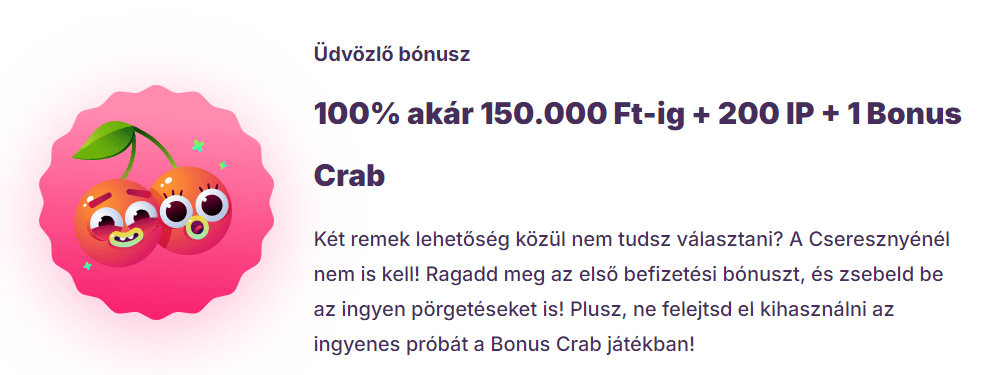 Nomini Casino Üdvözlő Bonus