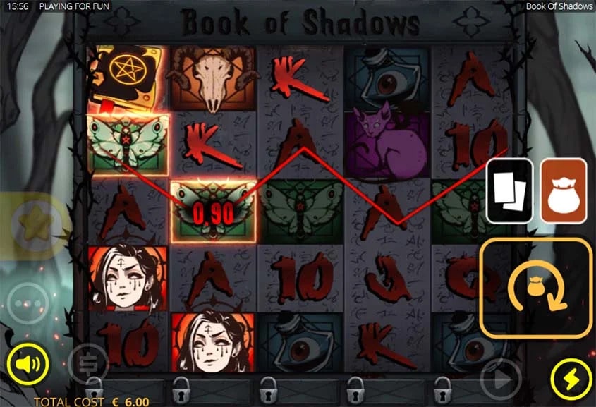 book of shadows free slot