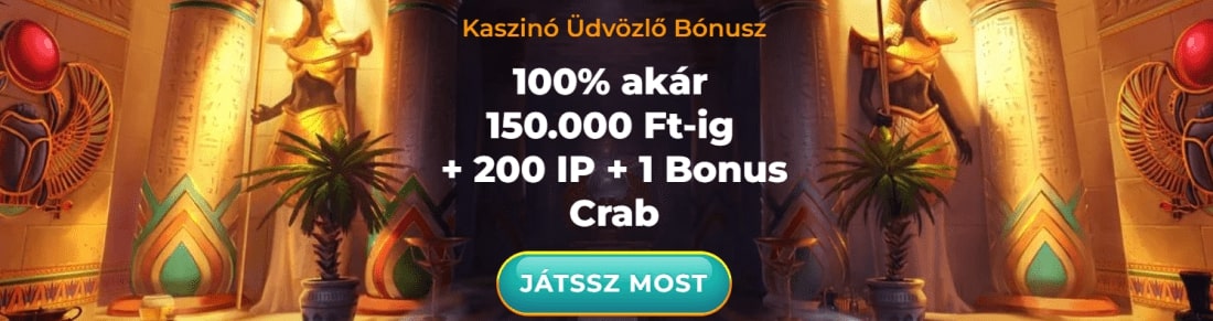 AmunRa Üdvözlő bónusz