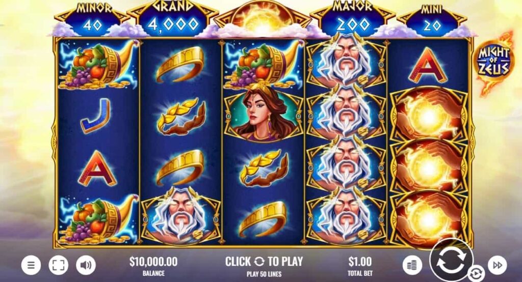might of zeus demo