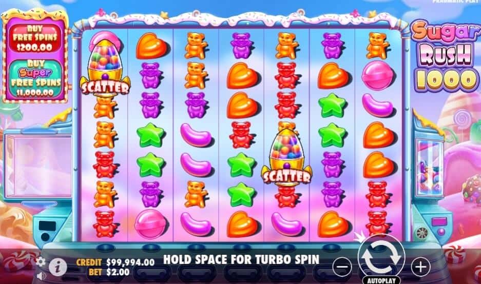 sugar rush 1000