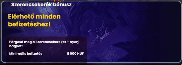Szerencsekerék Slotsgem bónusz