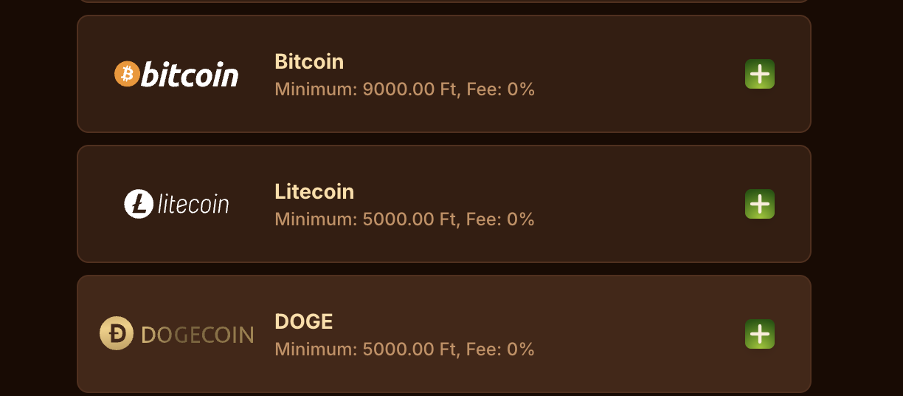 Wildrobin casino Kriptovaluták