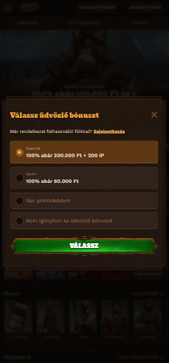 FatPirate Kaszinó bónuszválaszték