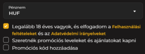 Spinstar Kaszinó korhatár-ellenőrzés